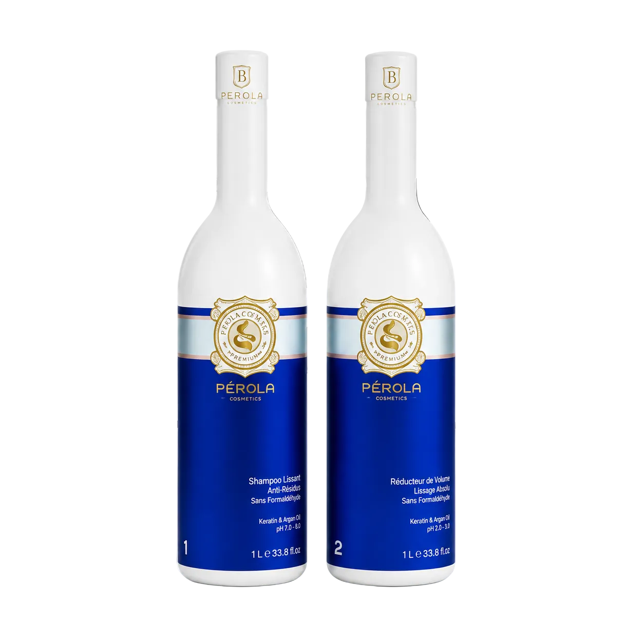 Perola Stylishine, lissage bresilien reducteur de volume Eternity Liss, flacon de traitement