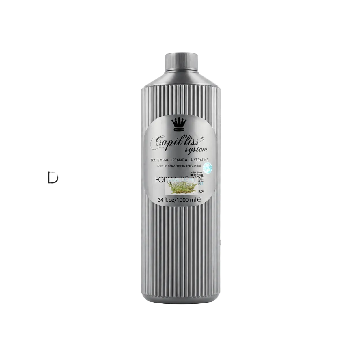 Capiliss Gold, lissage bresilien doux de fabrication belge, flacon de traitement lissant